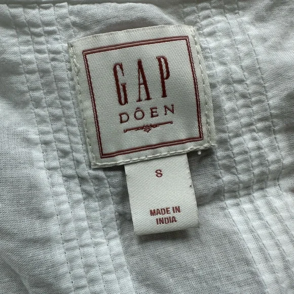 Doen x GAP White Eyelet Blouse sz S - Picture 4 of 6